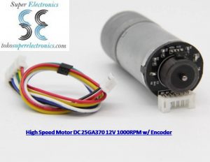 Motor Dc 1000rpm 12V Plus Encoder Otomatis (Jual Motor Dc Encoder)