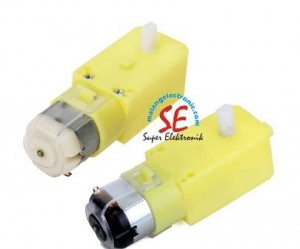 Jual Motor Dc Plastik Lurus | Gearbox Plastik Line Follower Harga Murah